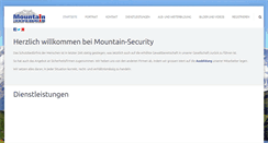 Desktop Screenshot of mountain-security.ch