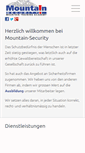 Mobile Screenshot of mountain-security.ch